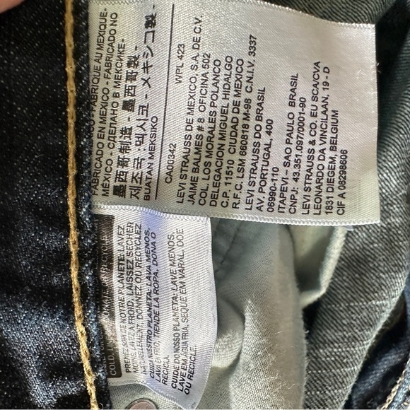 Levi’s 559 Relaxed Straight Jeans Men’s 40x32 Medium Wash Denim - Picture 9 of 11